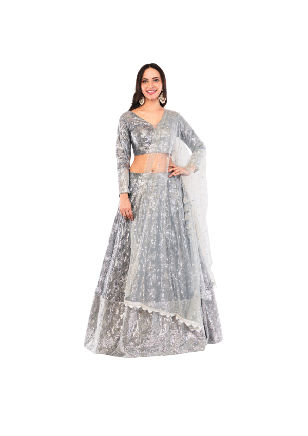Luxury Sequin Embroidered Lehenga Set