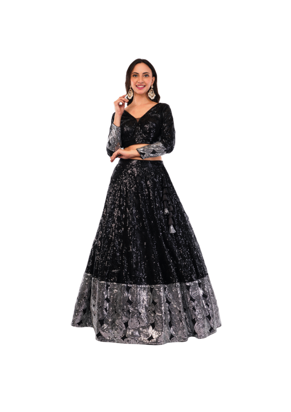 Luxury Sequin Embroidered Lehenga Set
