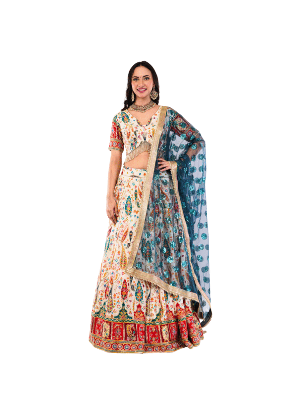 Crepe Embroidered Lehenga Set