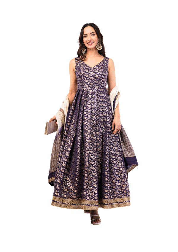 Designer Ethnic Anarkali Suit Set - Image 2