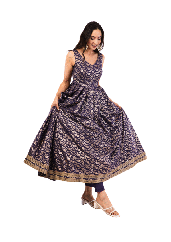 Designer Ethnic Anarkali Suit Set - Image 5