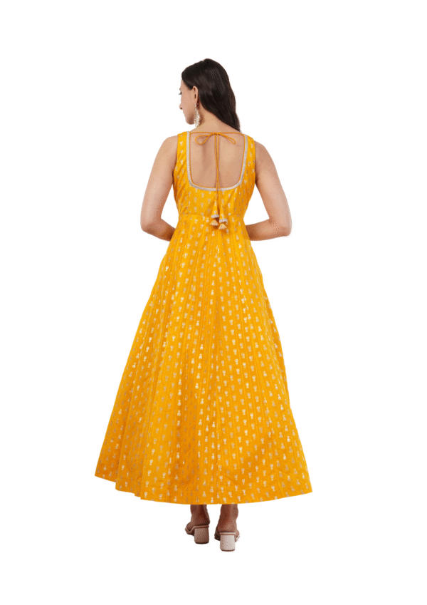 Sunshine Yellow Anarkali Suit Set - Image 3