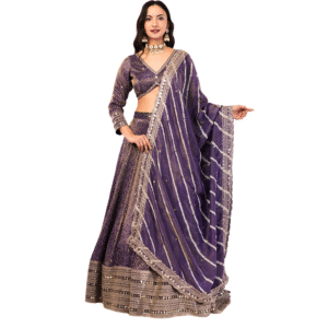 Bandhani Embroidered Lehenga Outfit