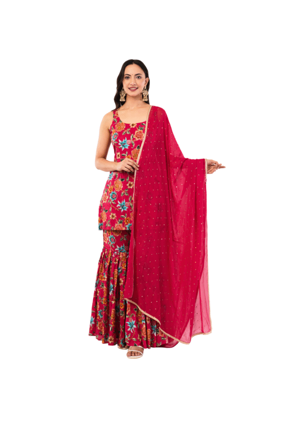 Premium Designer Gharara Suit Set